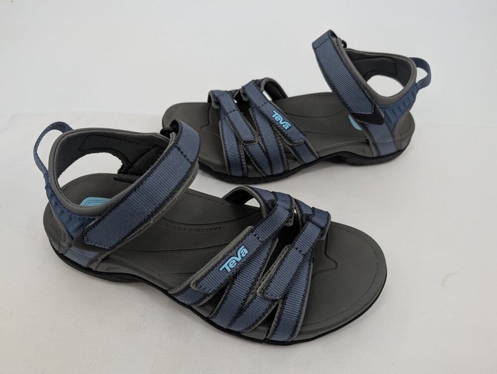 NWT Teva Tirra Athletic Sandal 5.5 Strappy Outdoors Hiking Camping Athletic Blue